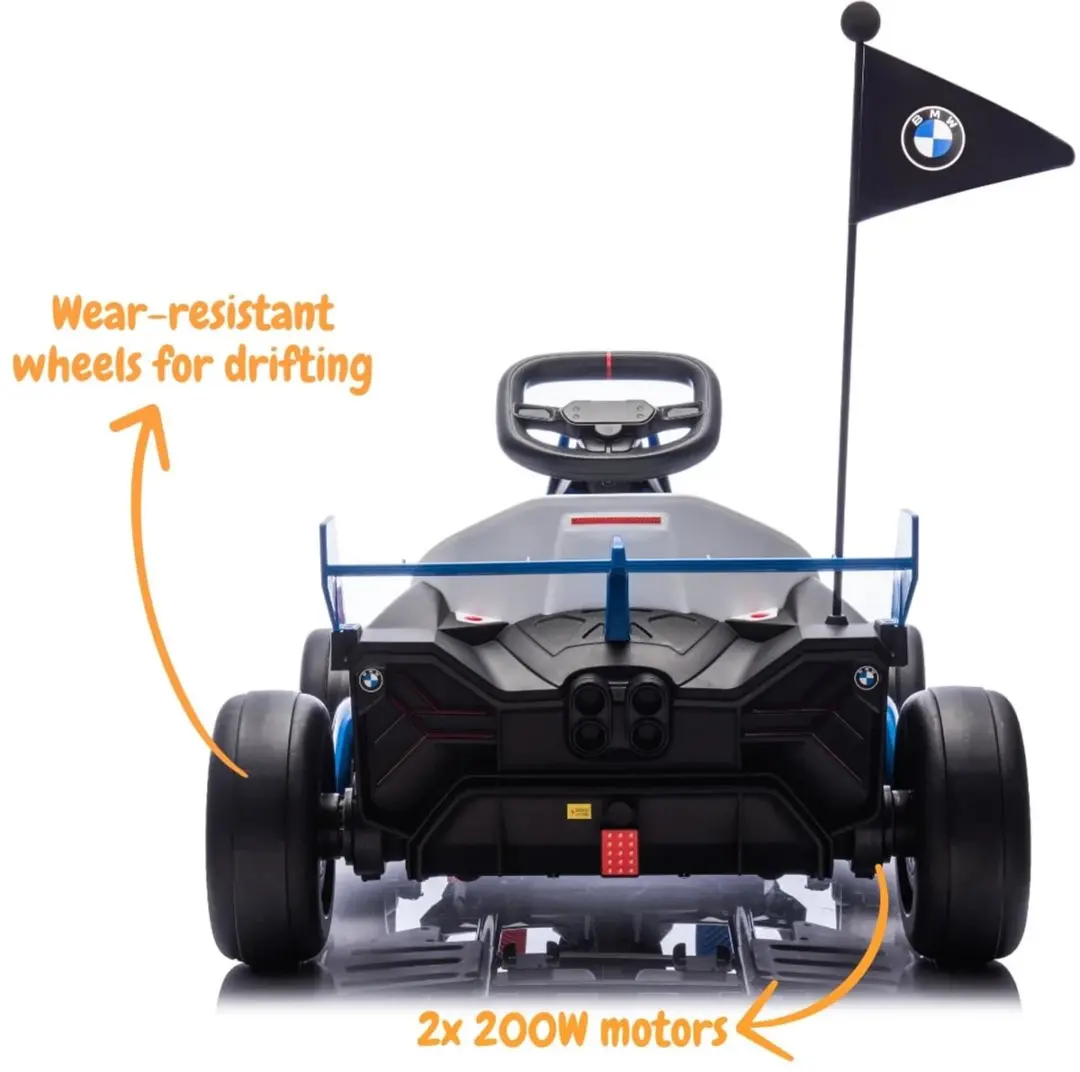 Vrooomy BMW M-Stijl Elektrische Go-Kart 24V - Blauw - afbeelding 2 van 6