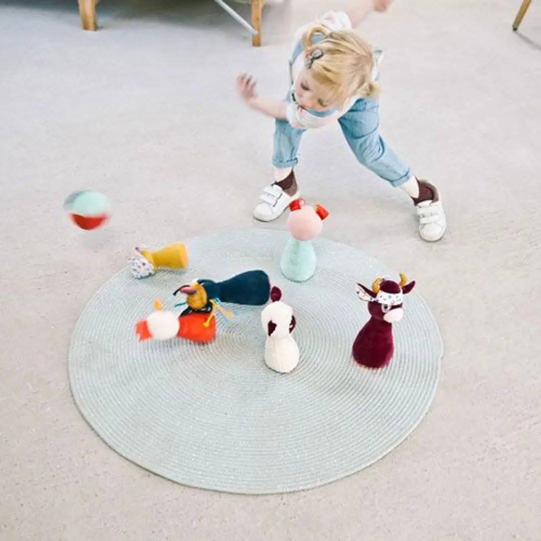 Lilliputiens Mijn Eerste Kegelspel Boerderij - Meerkleurig - afbeelding 4 van 6