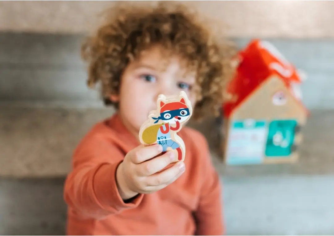 Lilliputiens Grendelhuis Houten Speelgoedhuis Multikleur - afbeelding 2 van 6