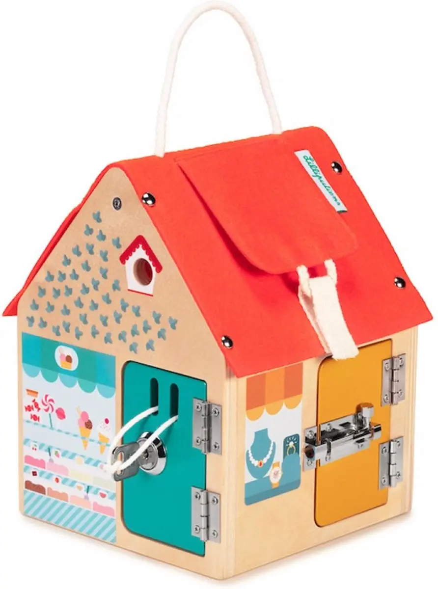 Lilliputiens Grendelhuis Houten Speelgoedhuis Multikleur