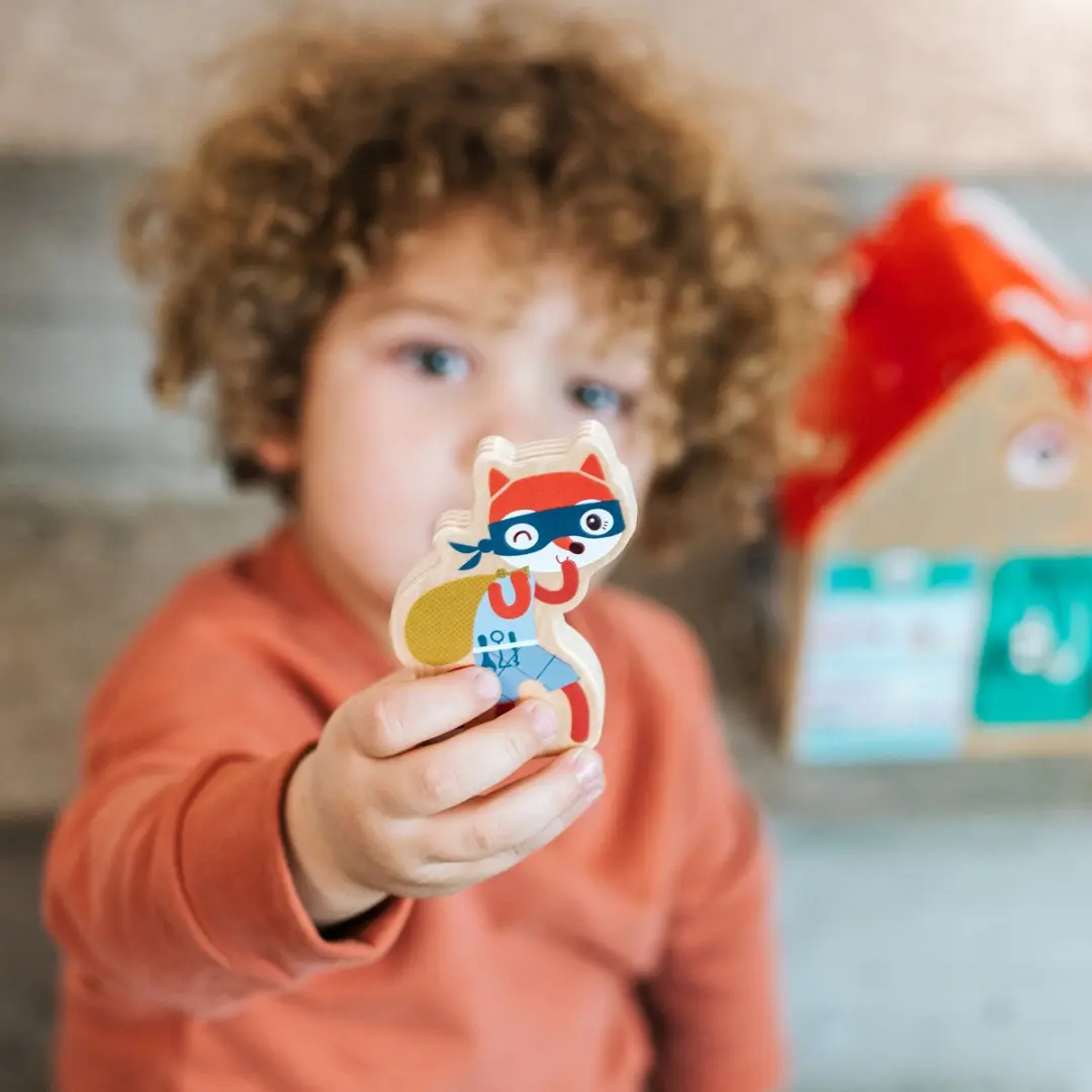 Lilliputiens Grendelhuis Houten Speelgoedhuis Multikleur - afbeelding 5 van 6
