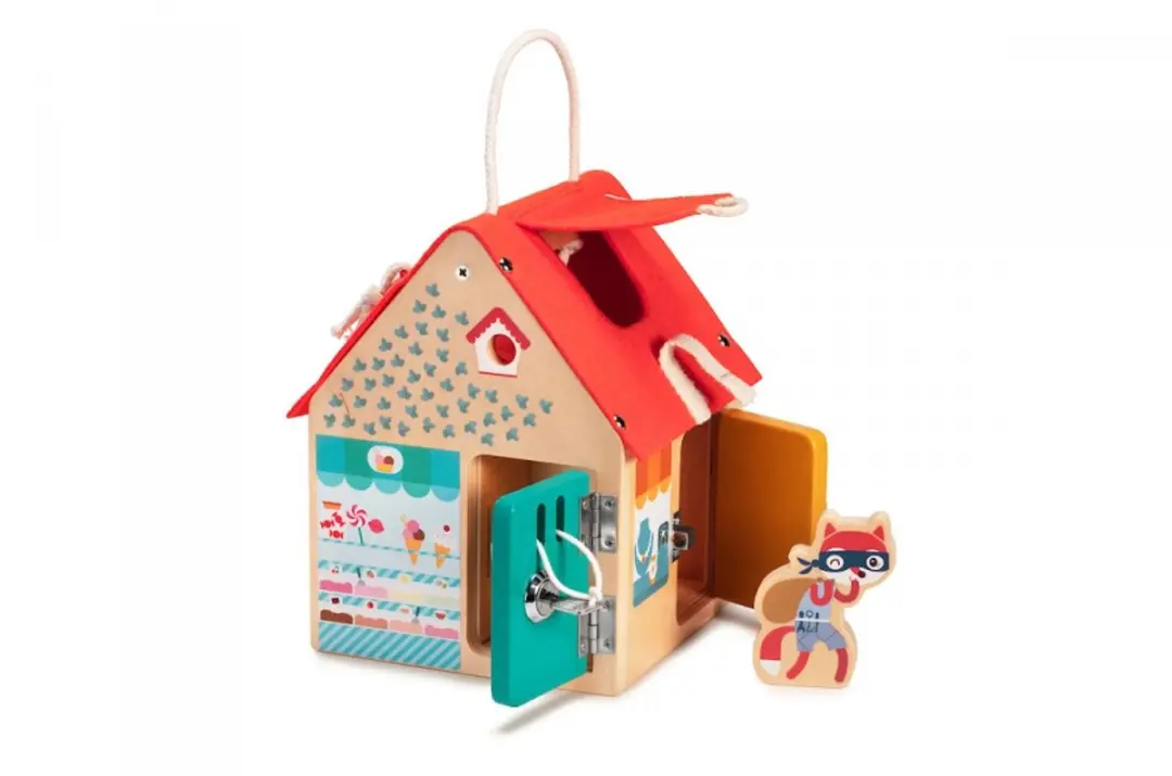 Lilliputiens Grendelhuis Houten Speelgoedhuis Multikleur - afbeelding 6 van 6