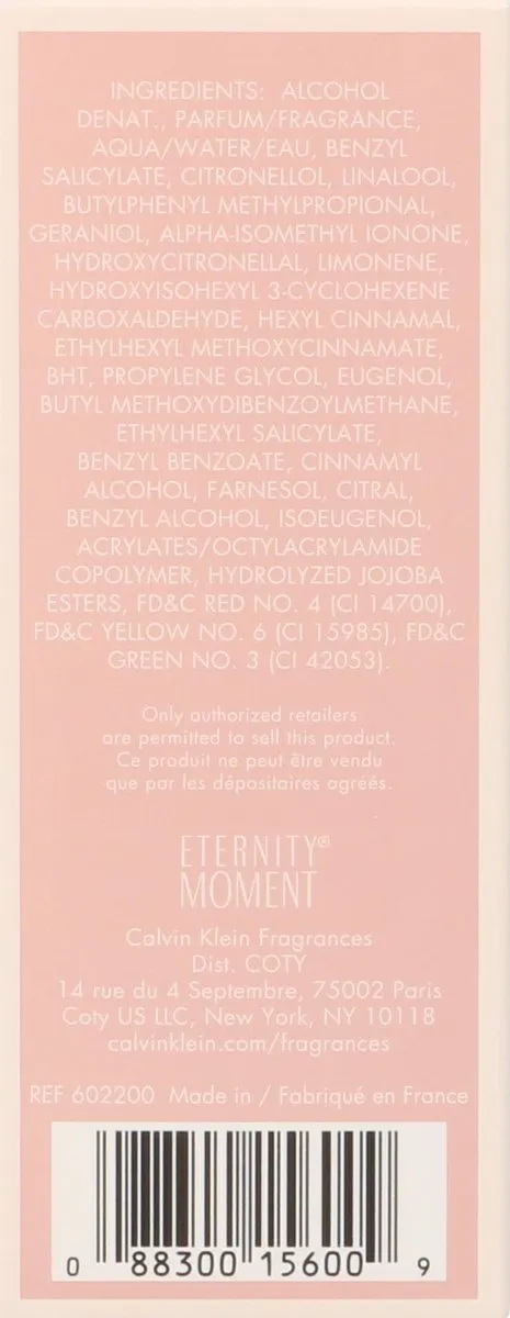 Calvin Klein Eternity Moment Eau de Parfum 30ml