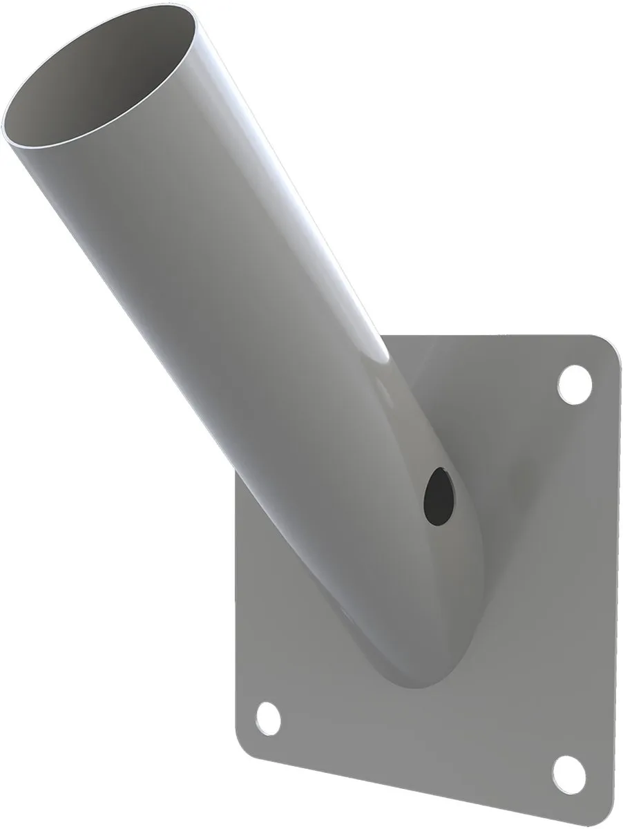 LEDVION LED Straatlamp Muursteun Ø60mm - Grijs