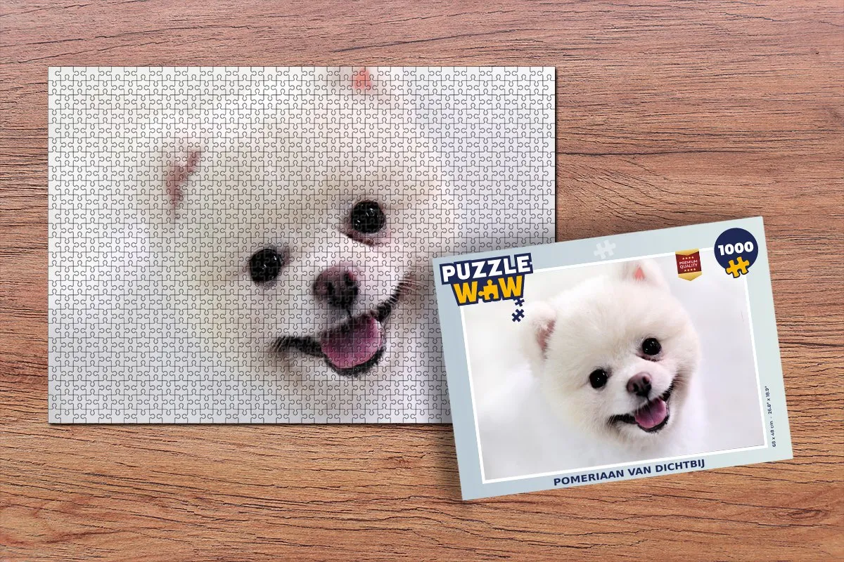 PuzzleWow Legpuzzel Pomeriaan van dichtbij 1000 Stuks - Multicolor