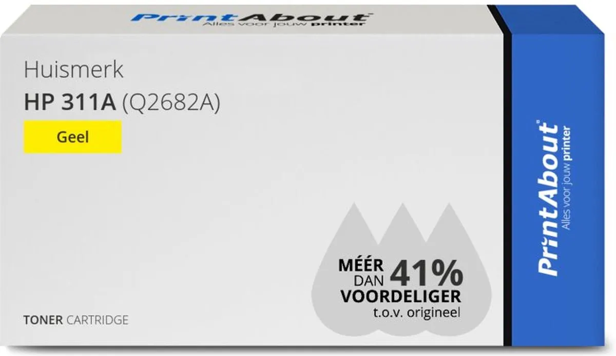 PrintAbout HP Q2682A-PA Tonercartridge Geel - 7.000 pagina's