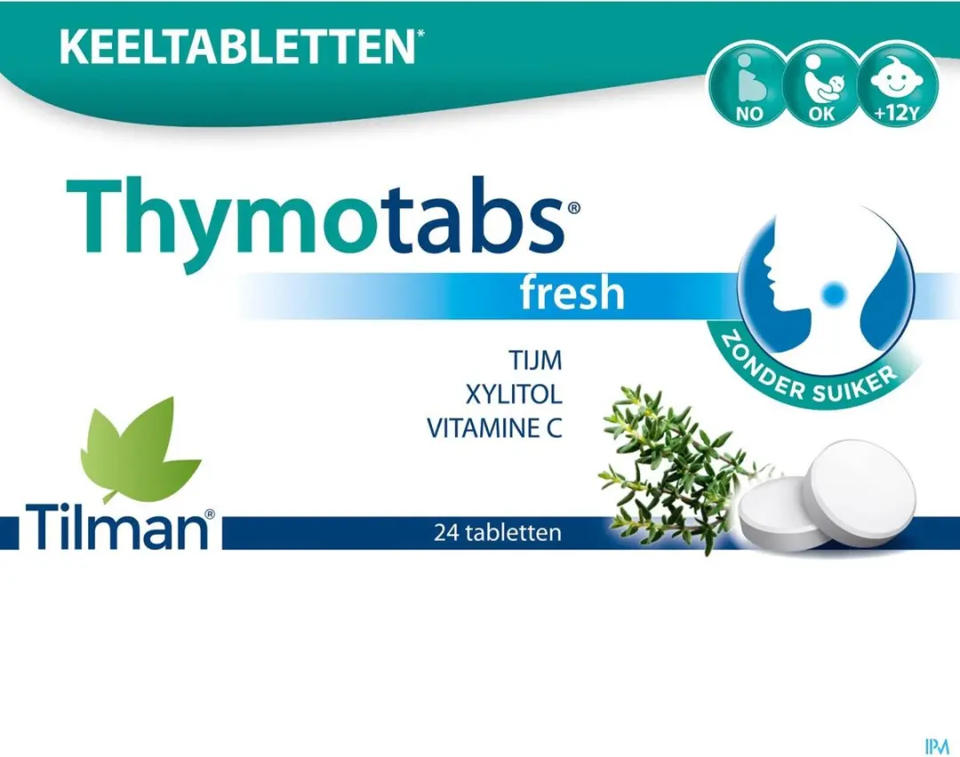 Tilman Thymotabs Fresh - 24 Stuks