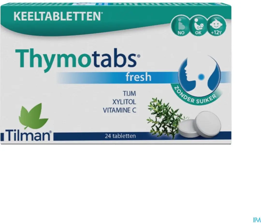 Tilman Thymotabs Fresh - 24 Stuks