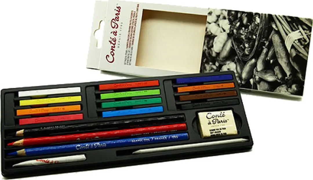 Conté à Paris Pastel Studio Set 15-delig