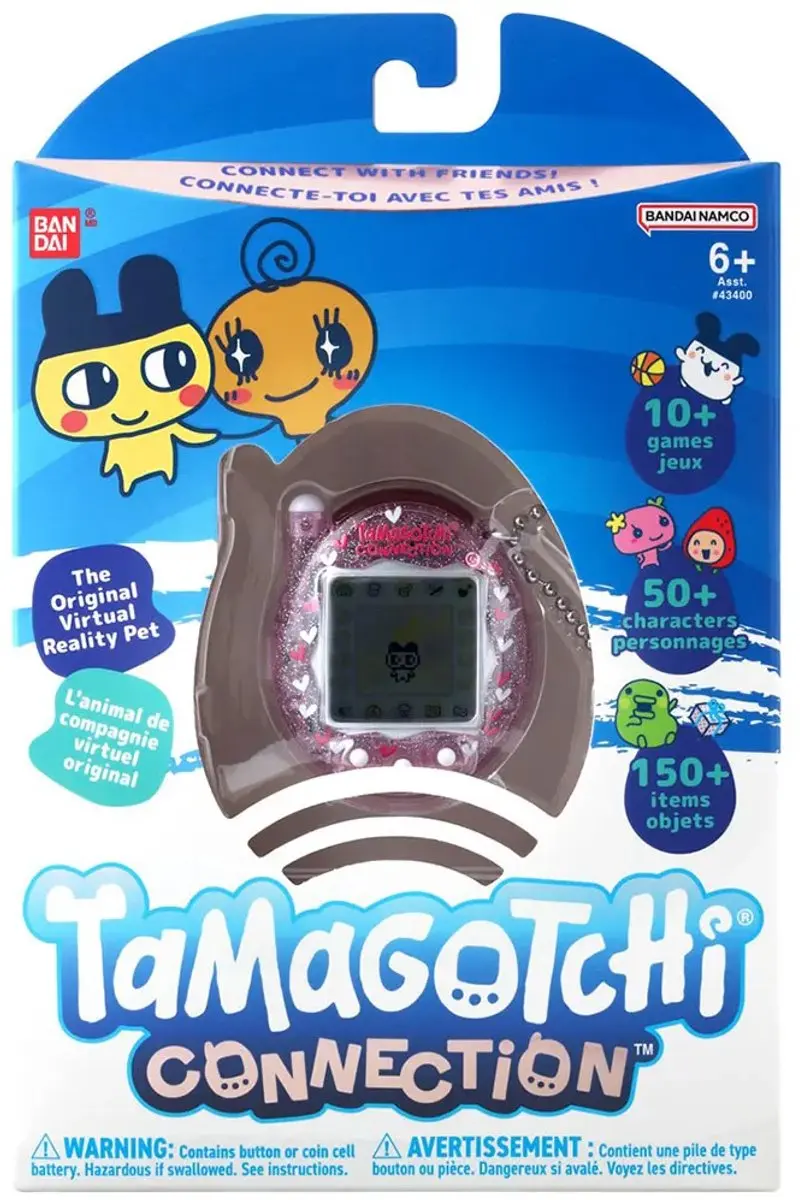 Bandai Tamagotchi Connection Pink Glitter