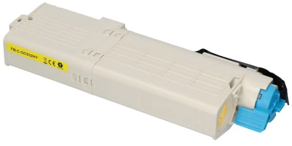 PrintAbout OKI 46490605 Toner Geel - 6.000 Pagina's
