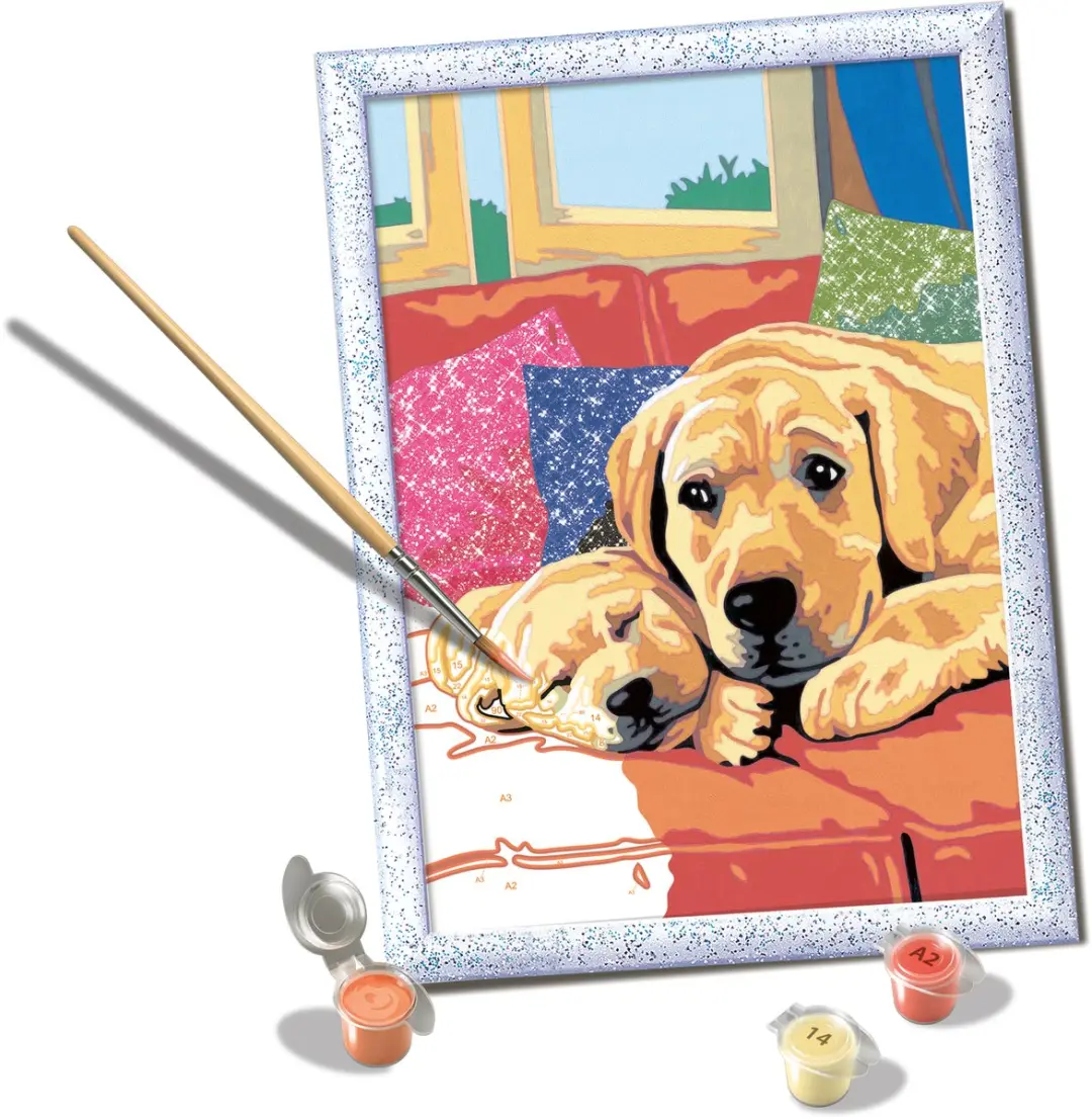 Ravensburger CreArt Dog Love Schilderen op Nummer - Kids