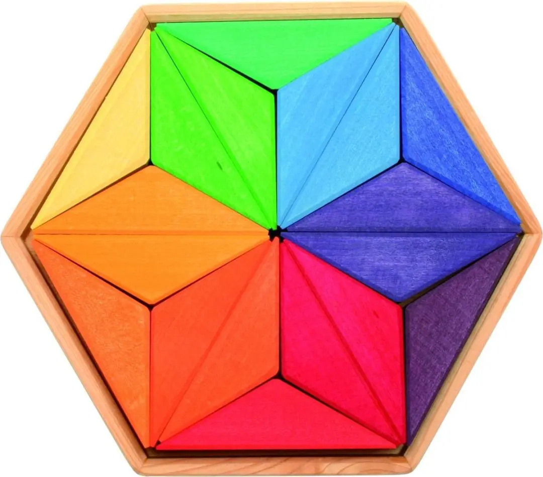 Grimm's houten puzzel kleuren ster
