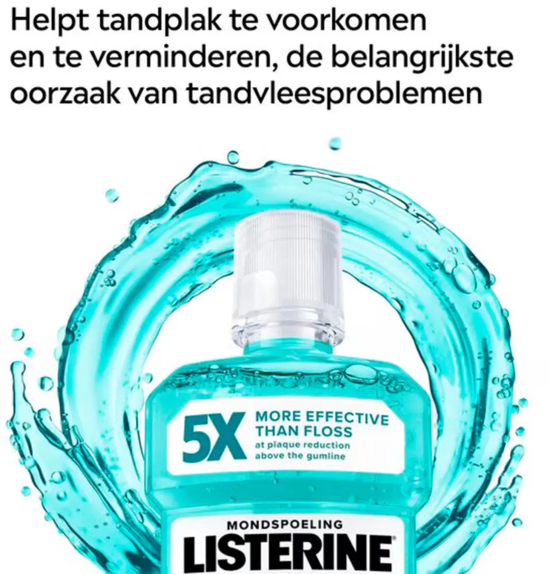 Listerine Coolmint Mondwater Alcoholvrij 500ml