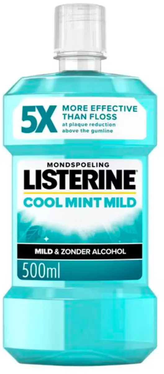 Listerine Coolmint Mondwater Alcoholvrij 500ml