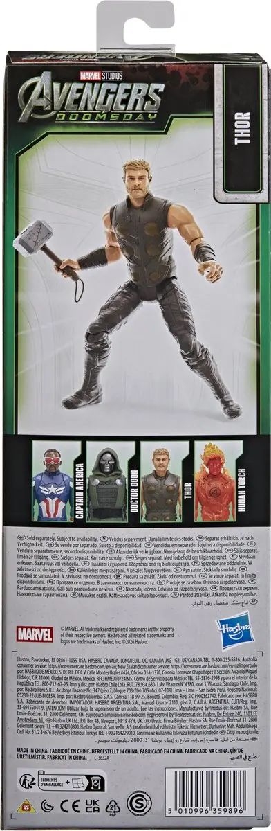 Hasbro Marvel Studios Avengers Doomsday Titan Thor Actiefiguur 30cm - afbeelding 6 van 6