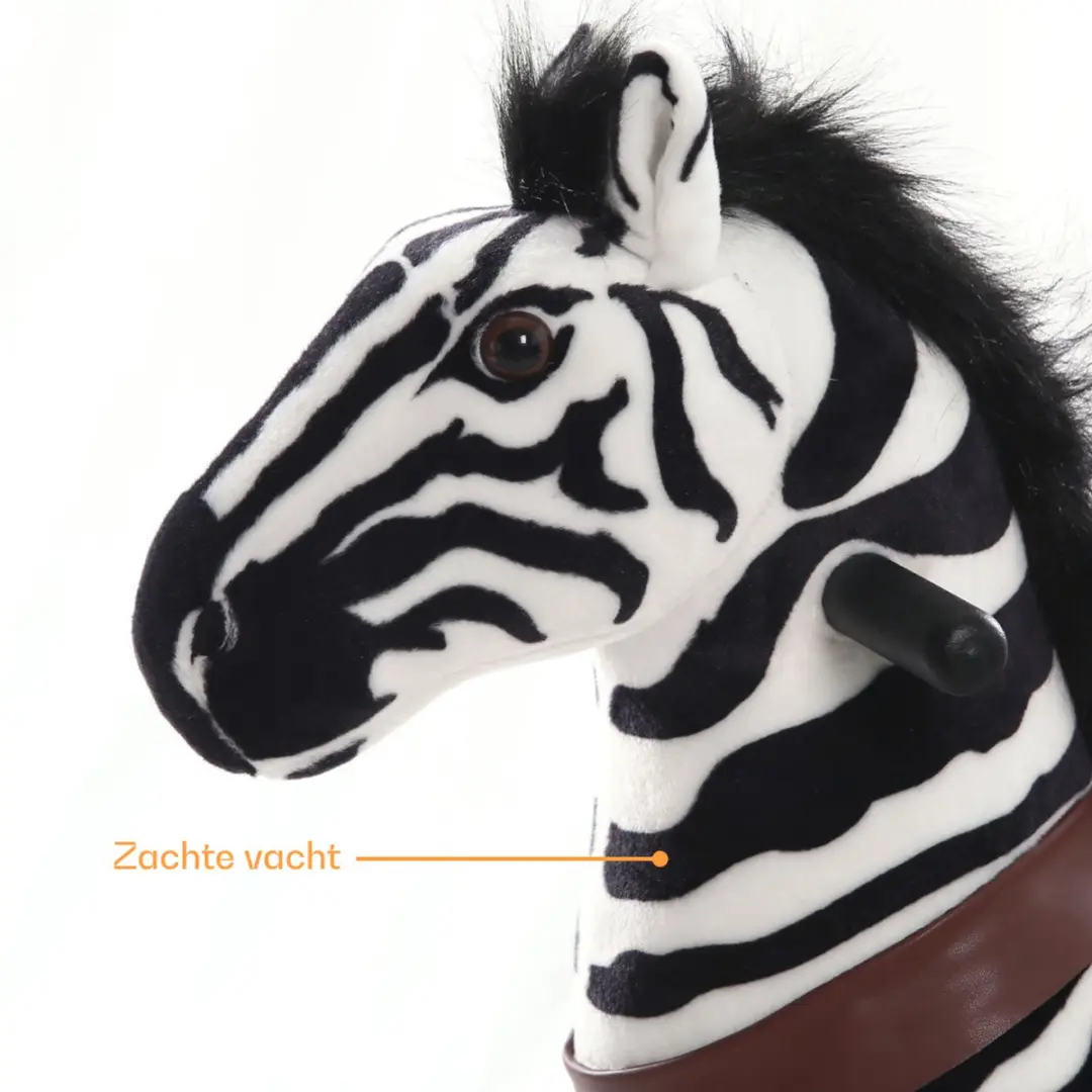 Vrooomy Mechanisch Zebra Rijpaard 5100666 - Zwart - afbeelding 4 van 6