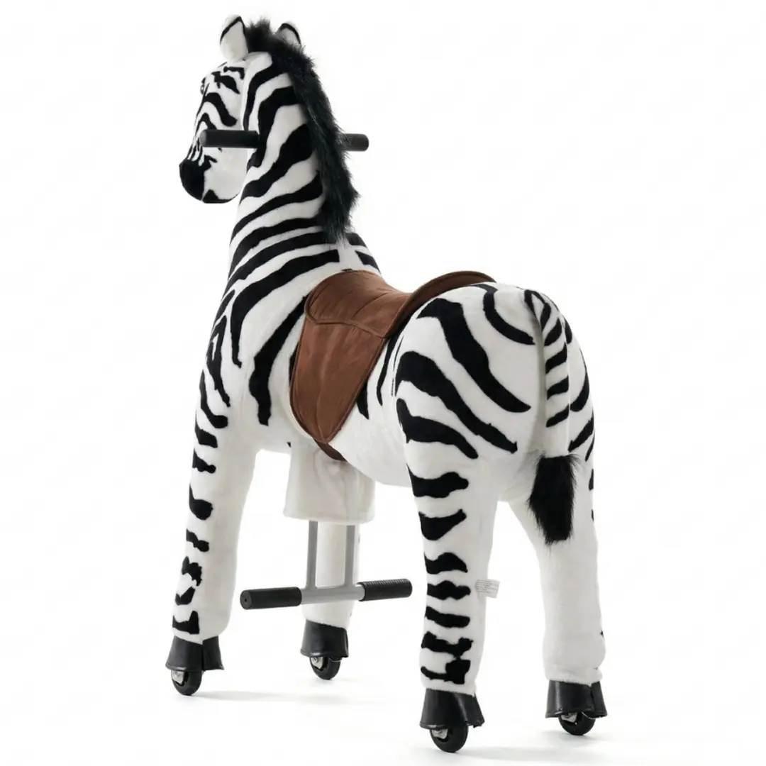 Vrooomy Mechanisch Zebra Rijpaard 5100666 - Zwart - afbeelding 2 van 6