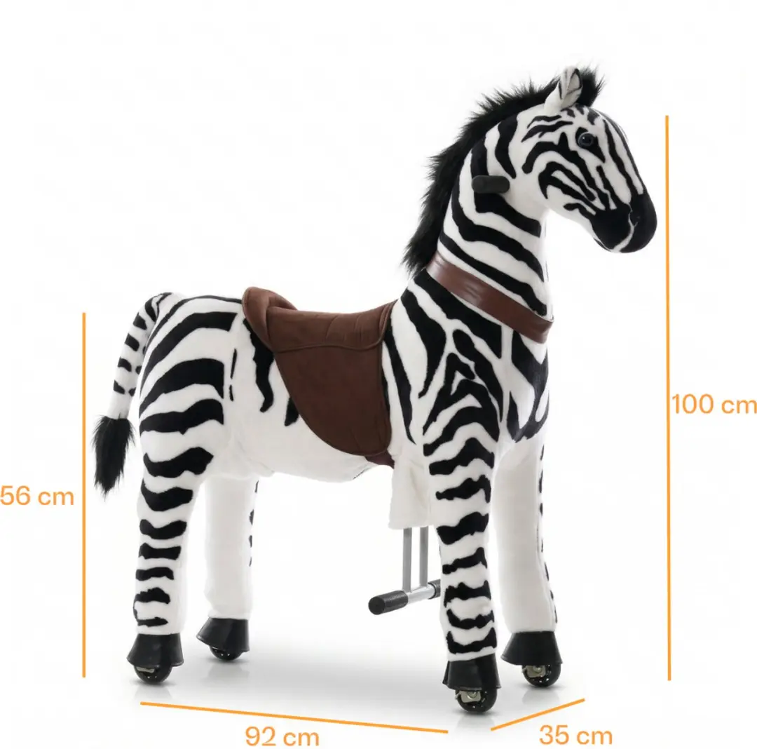 Vrooomy Mechanisch Zebra Rijpaard 5100666 - Zwart - afbeelding 6 van 6