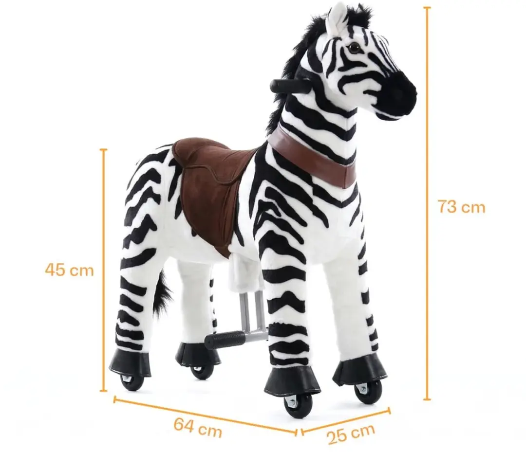 Vrooomy Rijdende Speelgoed Zebra XS - 3+ jaar - afbeelding 3 van 5