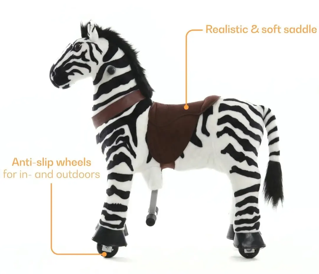 Vrooomy Rijdende Speelgoed Zebra XS - 3+ jaar - afbeelding 5 van 5