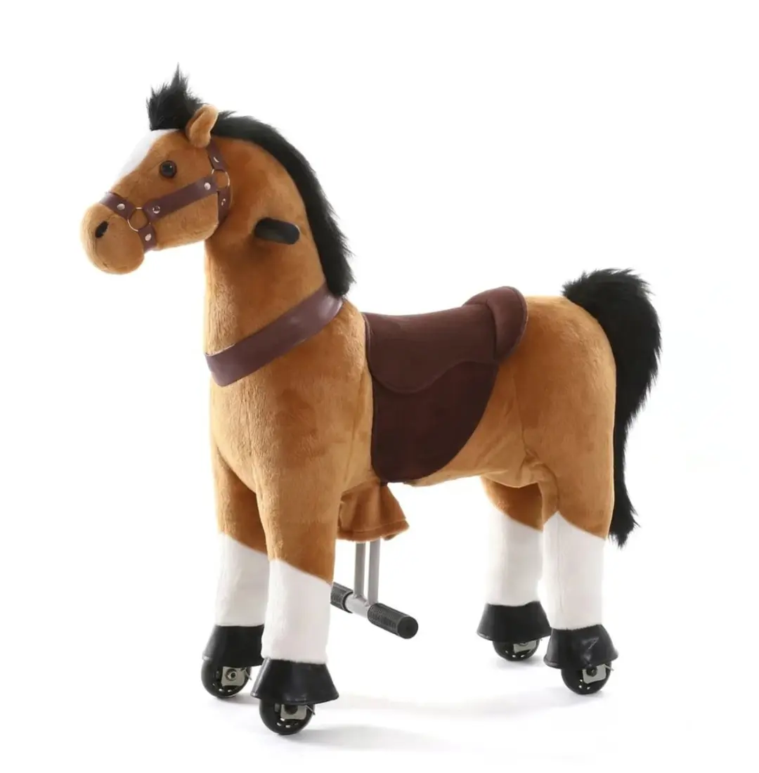 Vrooomy Mechanisch Pony XS Bruin