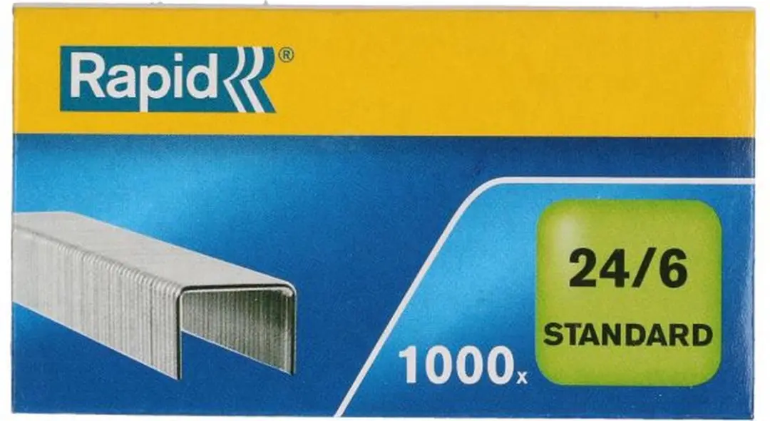 Rapid Standaard Nietjes 24/6 Gegalvaniseerd - 1000 Stuks