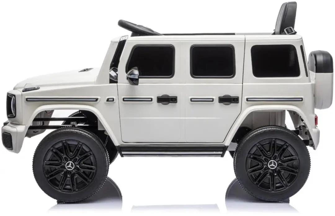 Vrooomy Mercedes-Benz G-Klasse Elektrische Kinderauto 7.4V - Wit - afbeelding 5 van 6