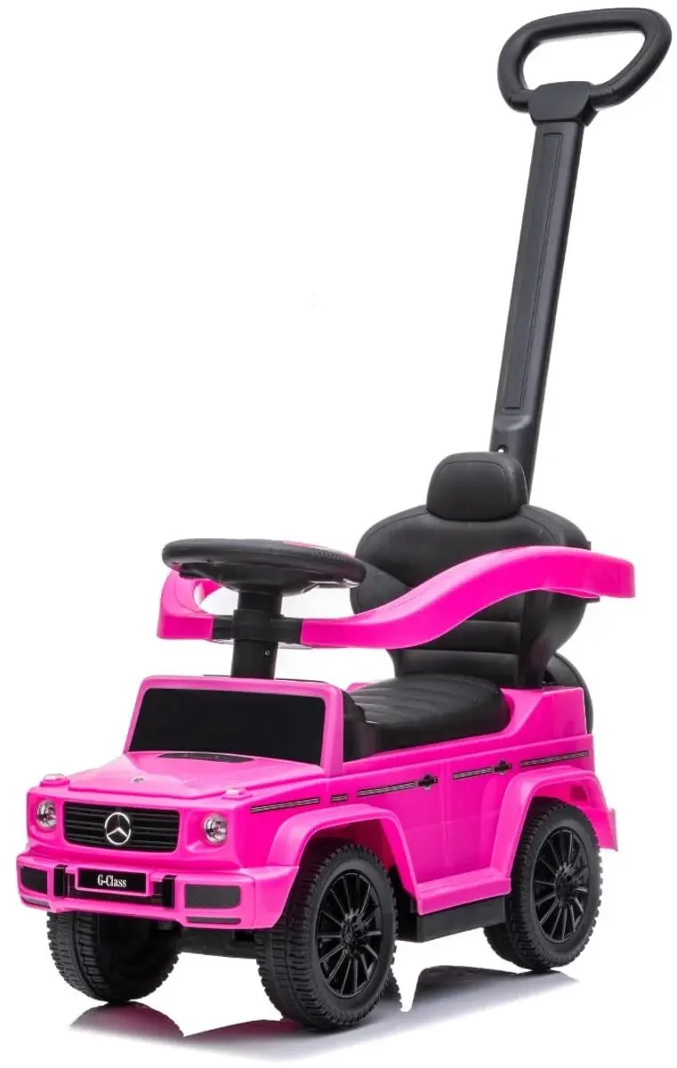 Mercedes G63 2-in-1 Loopauto met duwstang 1 tot 3 jaar