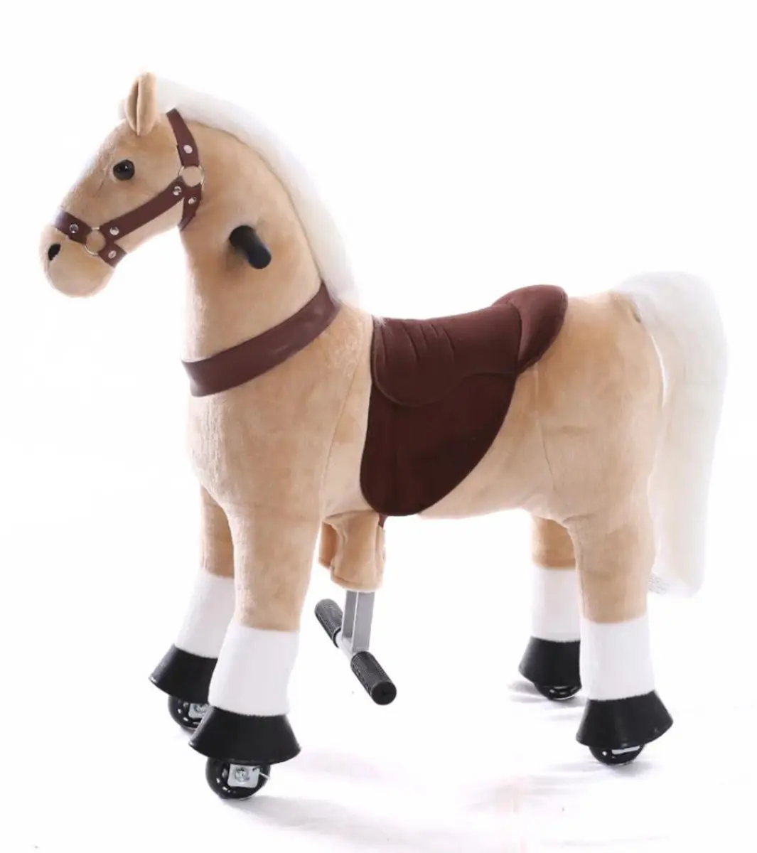 Vrooomy Mechanisch Speelgoedpaard 5100086 - Beige - afbeelding 2 van 6