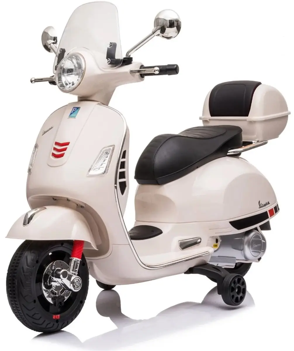 Vrooomy Vespa GT Full Option Elektrische Scooter 3-6 jaar