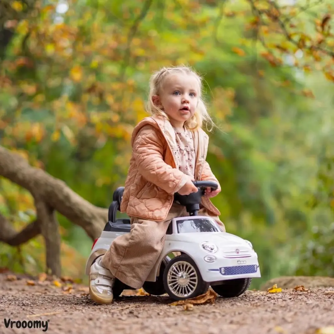 Vrooomy Fiat 500 Loopauto Wit - 1-3 jaar - afbeelding 2 van 6