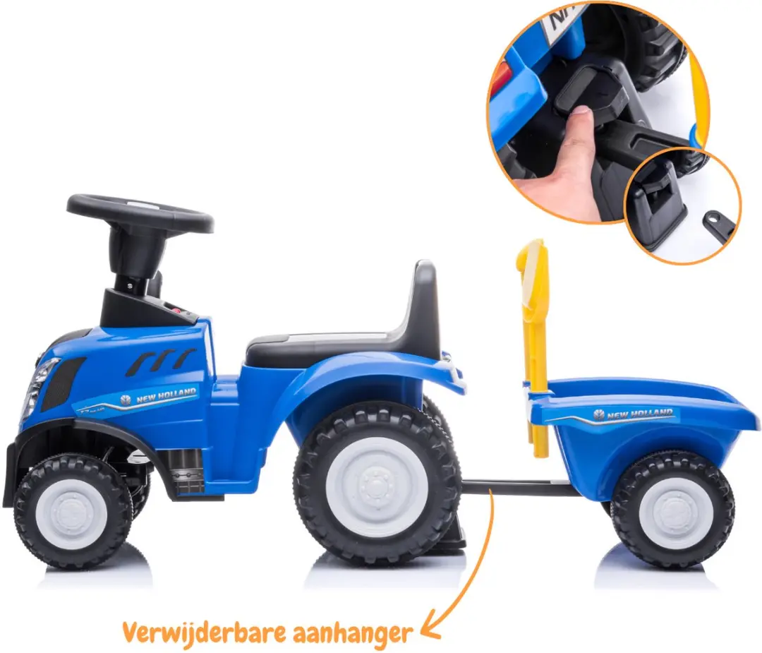 Vrooomy New Holland T7 Loopauto - Blauw - afbeelding 5 van 6