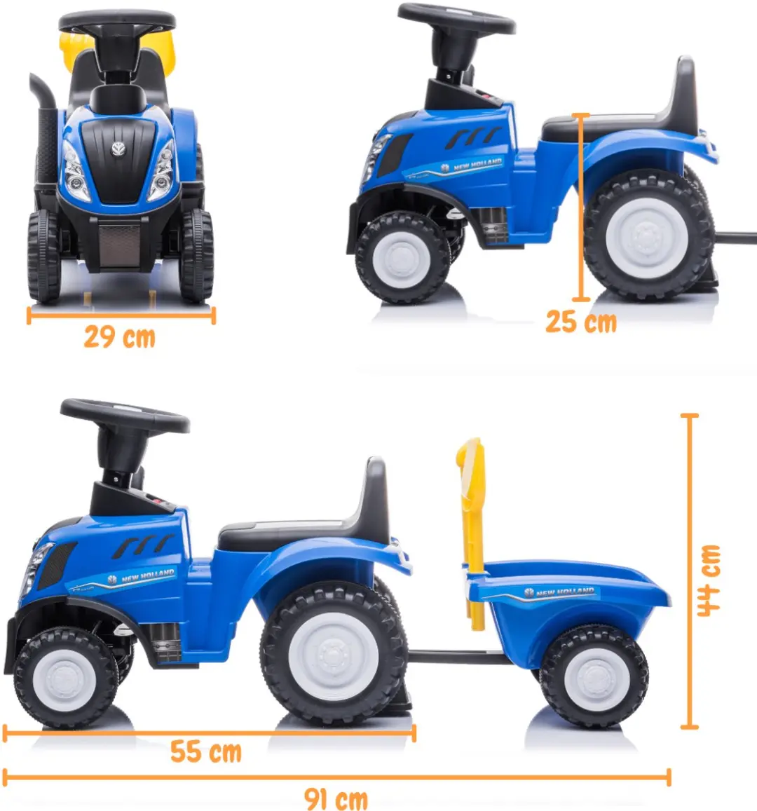 Vrooomy New Holland T7 Loopauto - Blauw - afbeelding 6 van 6