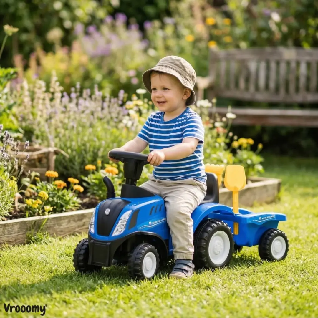 Vrooomy New Holland T7 Loopauto - Blauw - afbeelding 3 van 6