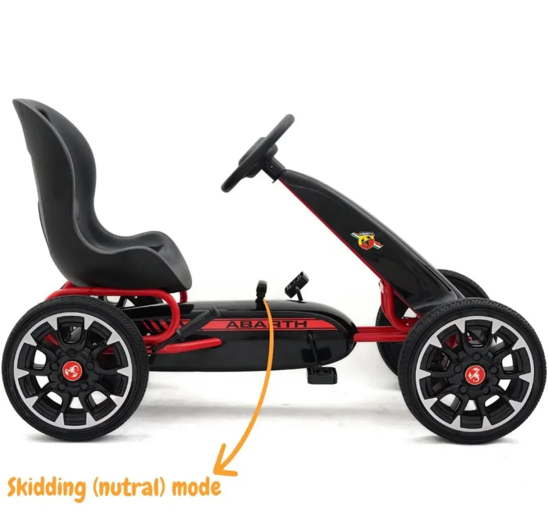 Vrooomy Abarth Skelter 3-7 jaar Go-Kart - Zwart - afbeelding 6 van 6
