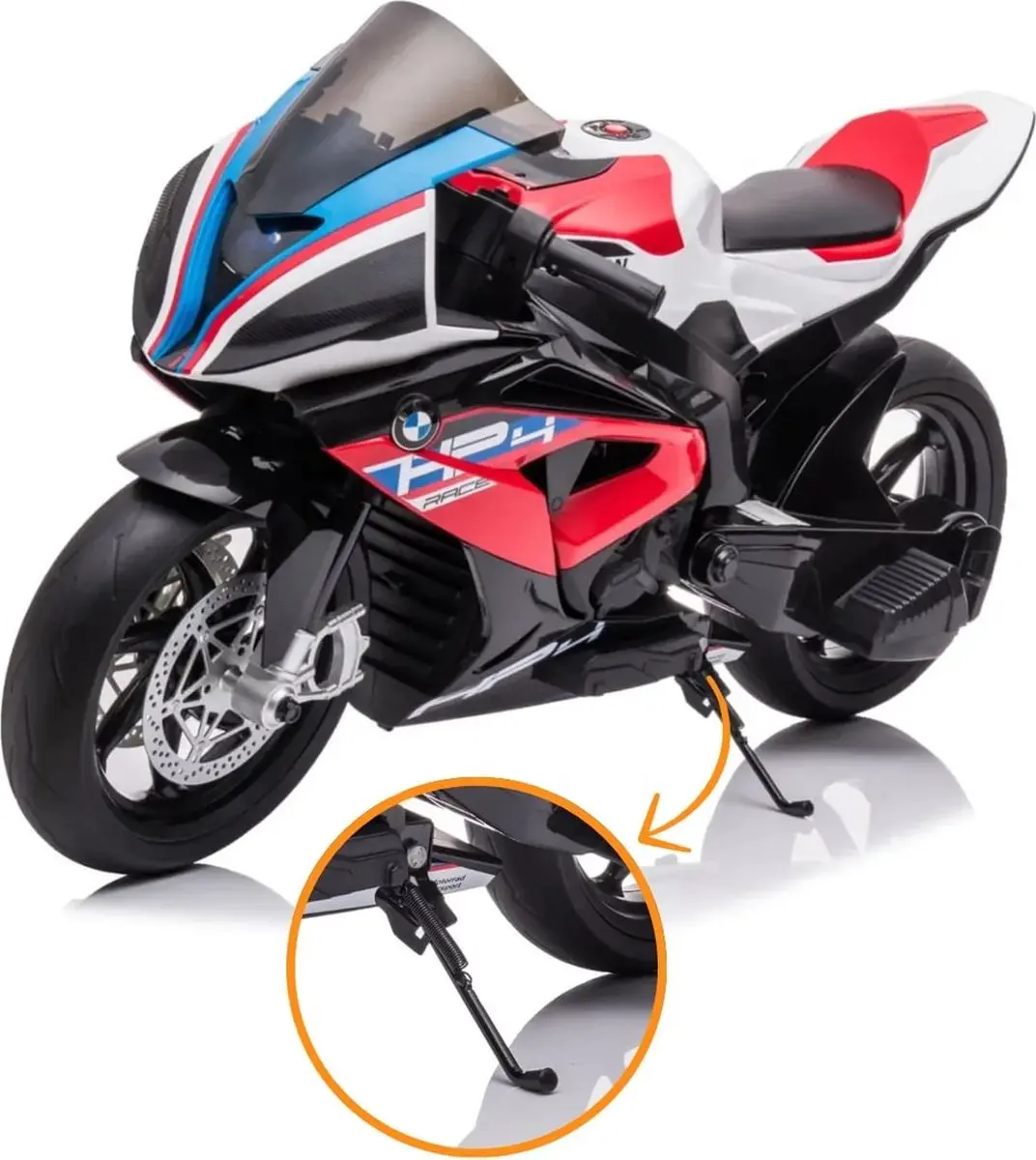 Vrooomy BMW HP4 Race 12V Elektrische Kindermotor - Rood - afbeelding 6 van 6