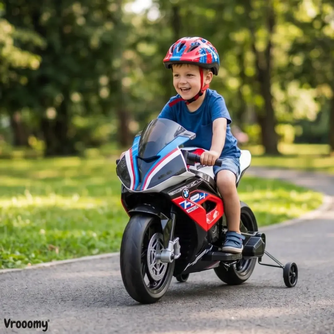 Vrooomy BMW HP4 Race 12V Elektrische Kindermotor - Rood - afbeelding 4 van 6