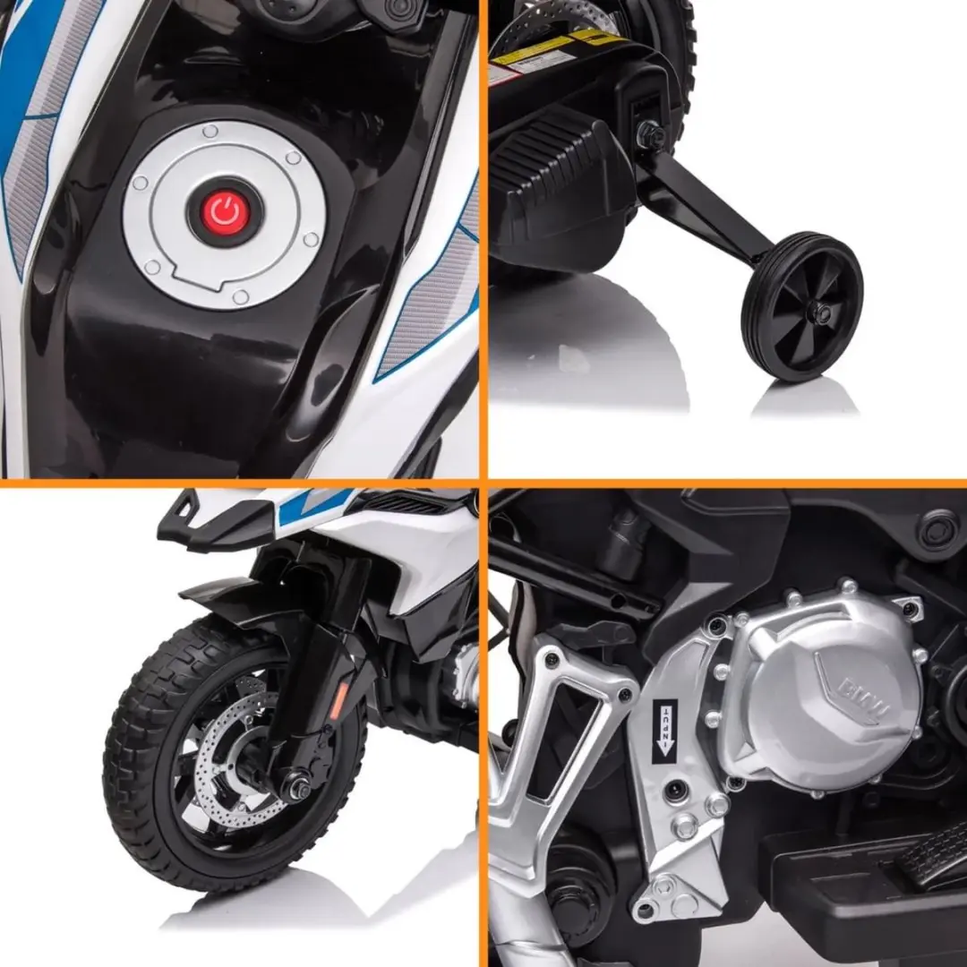 Vrooomy BMW F850 GS Politiemotor 12V - Wit - afbeelding 6 van 6