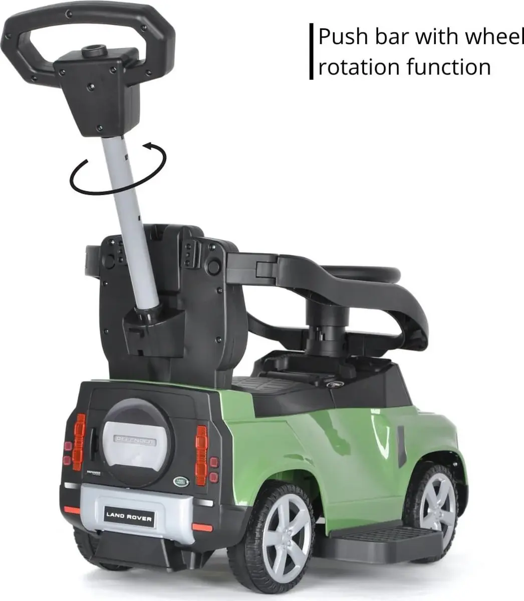 Vrooomy Land Rover Defender Loopauto 3-in-1 Groen - afbeelding 6 van 6