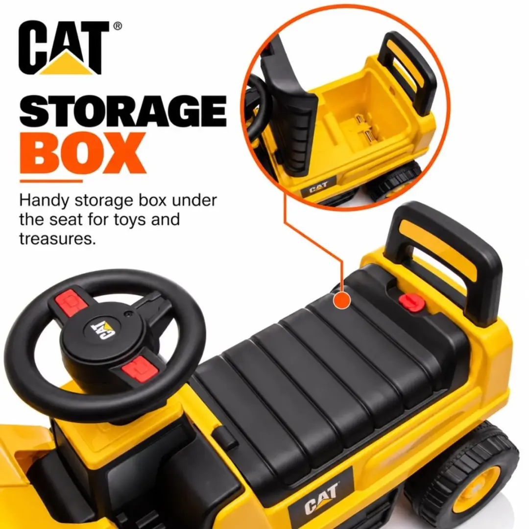Vrooomy CAT Wiellader Loopauto Geel - 5100455 - afbeelding 6 van 6