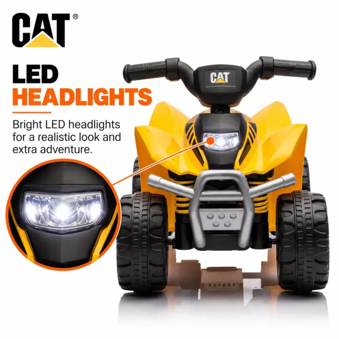 Vrooomy CAT Quad 5100515 Kinderquad - Geel - afbeelding 2 van 6