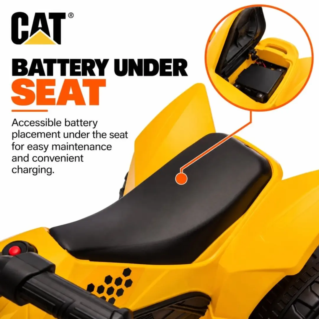 Vrooomy CAT Quad 5100515 Kinderquad - Geel - afbeelding 3 van 6