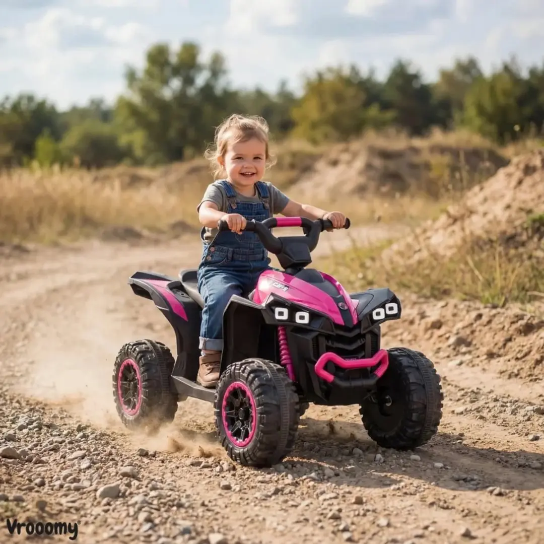 Vrooomy XC-Sport Elektrische Quad 12V 5100522 - Roze - afbeelding 5 van 6