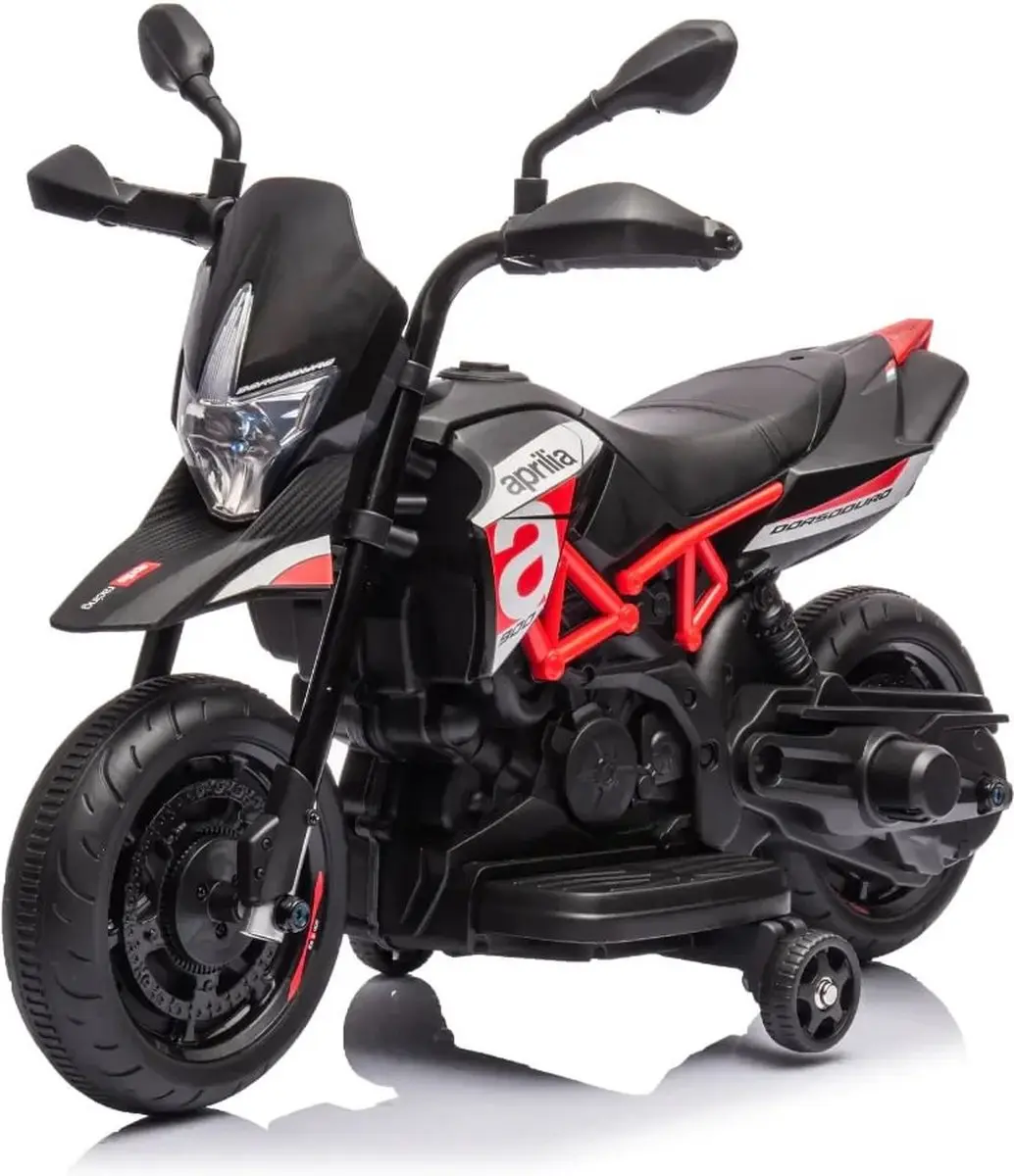 Vrooomy Aprilia Dorsoduro 900 Mini Elektrische Kindermotor 6V