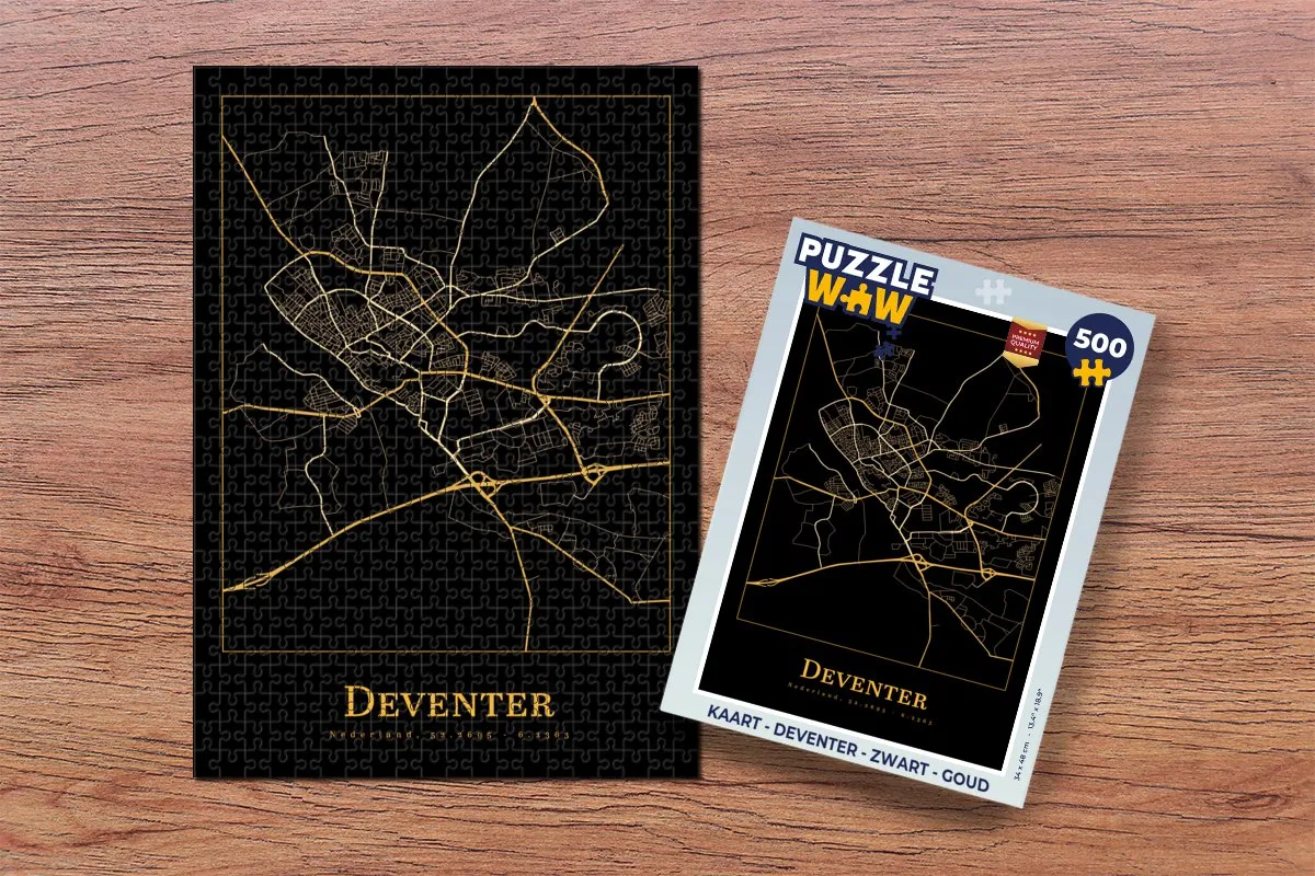 PuzzleWow Deventer Legpuzzel 500 Stuks - Multicolor