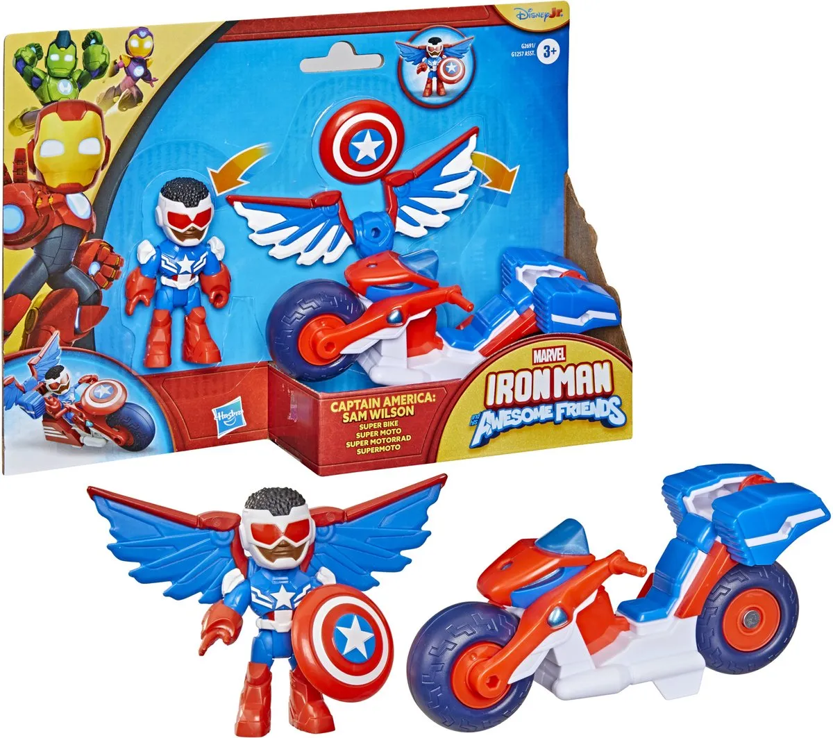 Marvel Captain America Sam Wilson Super Motor