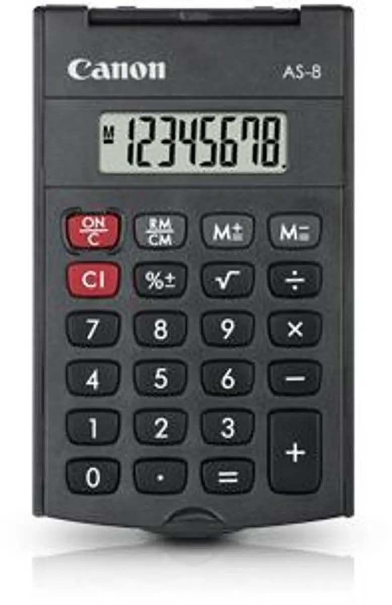 Canon AS-8 Zakrekenmachine - Donkergrijs - afbeelding 5 van 6