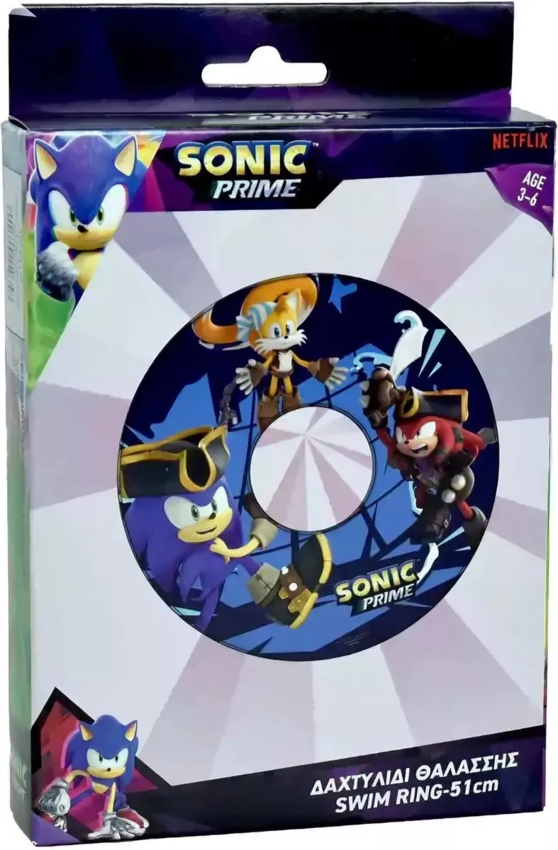 Sonic the Hedgehog Opblaasbare Zwemband - Multi