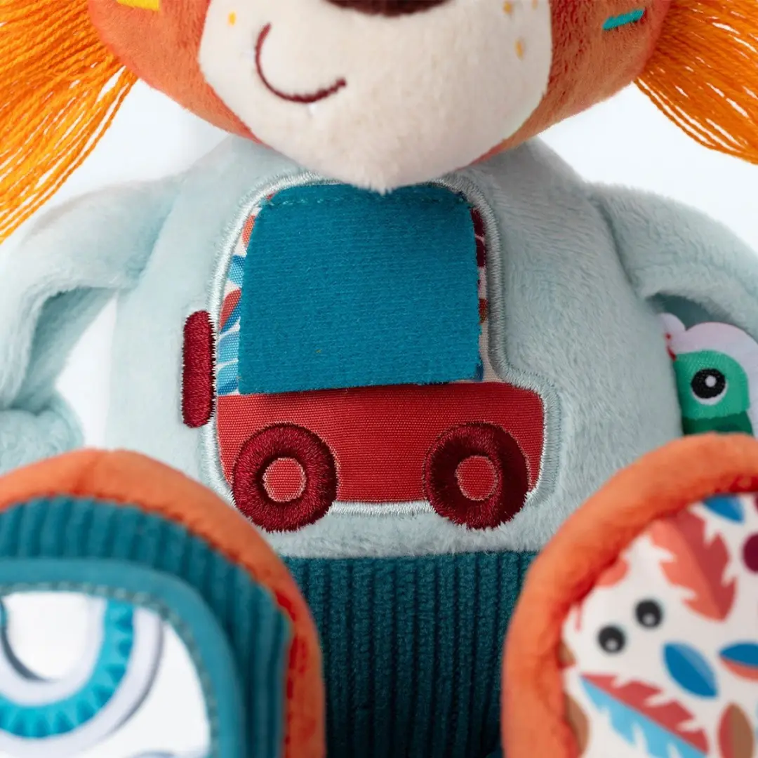 Lilliputiens Jack de Leeuw Multi-activiteiten Knuffel - MPN 83550 - afbeelding 4 van 5
